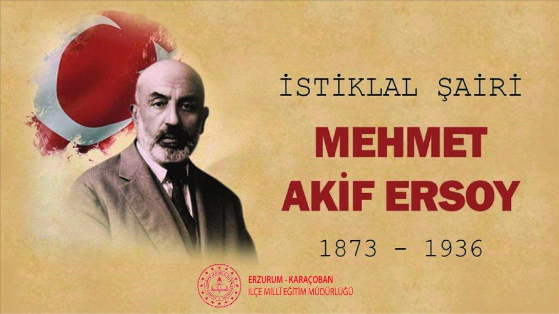 Mehmet Akif ERSOY Anma 